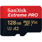 SanDisk Extreme Pro MicroSDXC UHS-I CARD 1TB / 512GB / 400GB / 256GB / 128GB / 64GB.